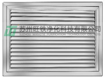 不銹鋼可拆式固定百葉回風窗